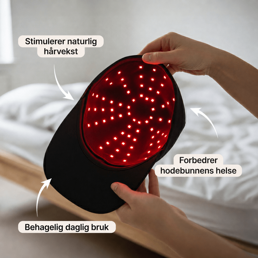LED hårterapi - hatt – Motvirk hårtap - AVABeauty.no